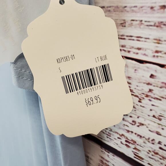 Altar'd State Soft Ruffle Baby Blue Tank Dress S Whimsy Coastal Cottage Vaca NWT - Picture 5 of 12